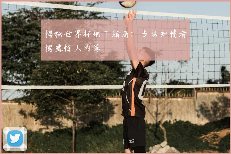 揭秘世界杯地下赌局:专访知情者揭露惊人内幕